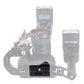 Mounted with Boomerang Flash Bracket and HB70 Handle